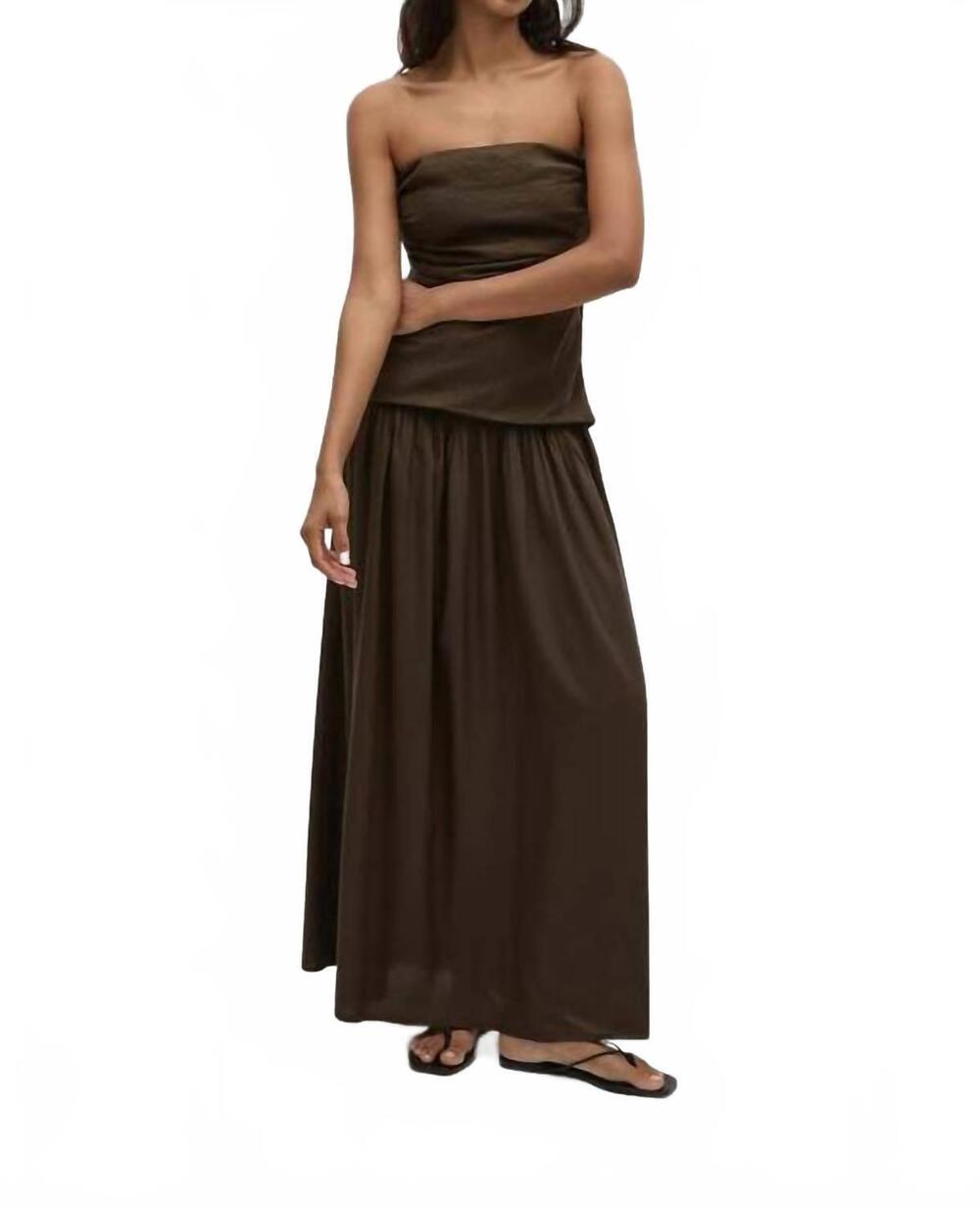 NEW FAITHFULL THE BRAND hedy maxi dress in forest